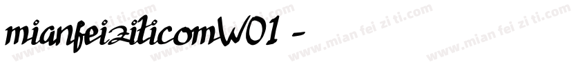 mianfeiziticomW01 字体转换